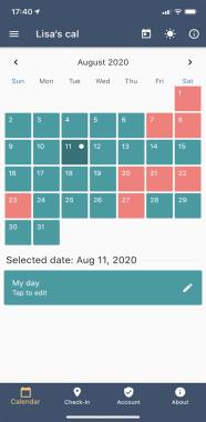 Free Custody Calendar Generator Our Days Calendar